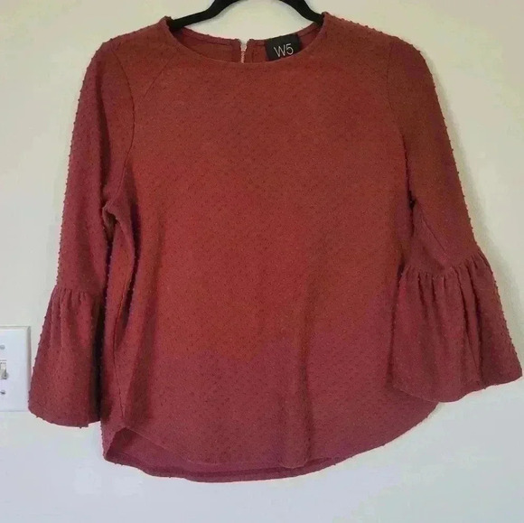W5 long sleeve blouse with texture size small - Picture 1 of 5